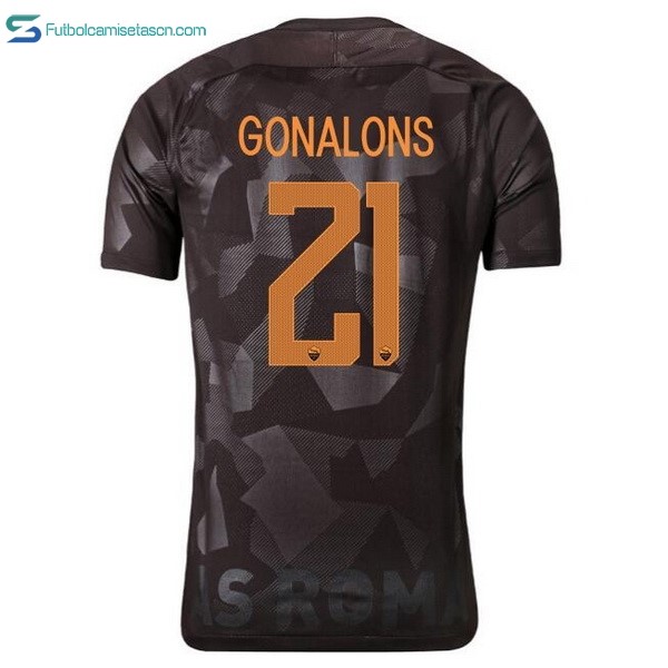 Camiseta AS Roma 3ª Gonalons 2017/18